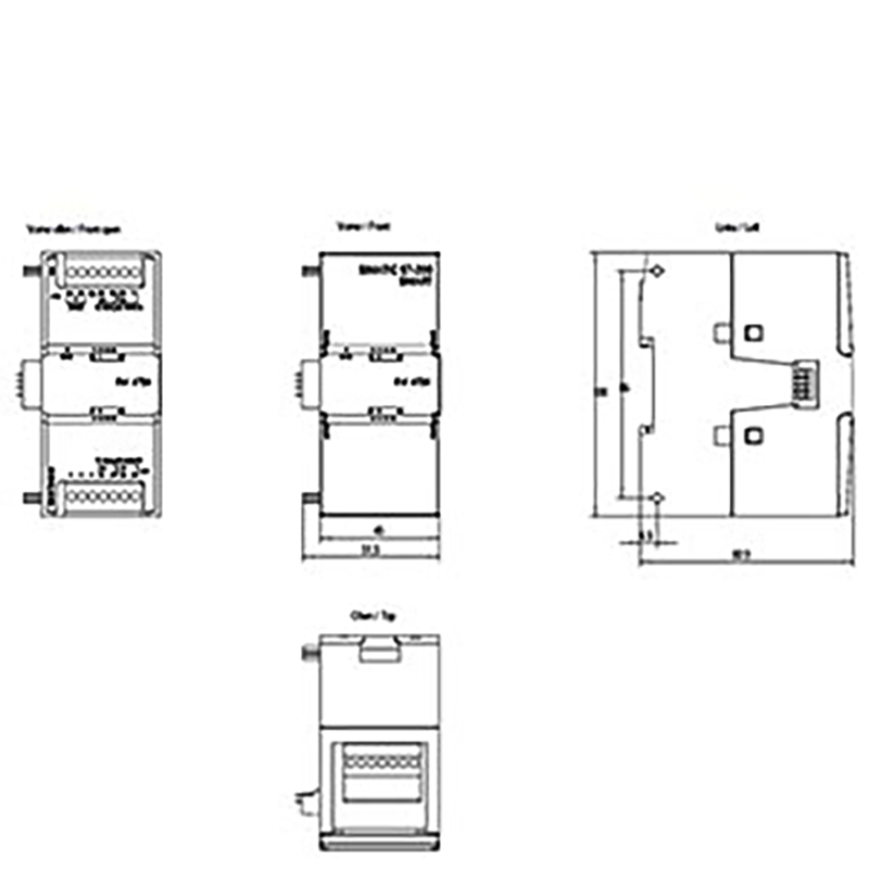 Siemens S7-200 SMART analog input module 6ES7288-3AT04-0AA0, SM AI04 TC 4AI