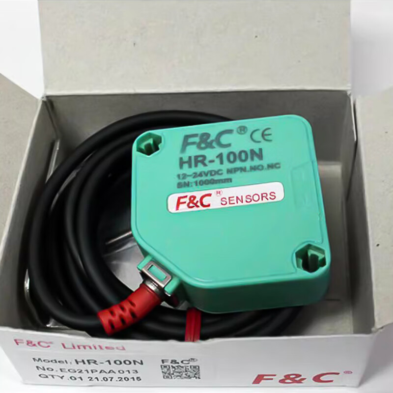 Original Taiwan Jiazhun original HR-100N sensor 4-meter detection square photoelectric switch. One false penalty and ten penalty. Remarks for other models