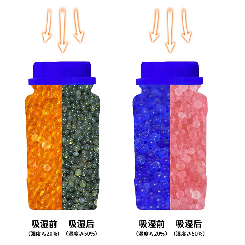 Xiekai industrial desiccant hygroscopic silica gel particles moisture-proof beads moisture-proof agent Jingcang Suda blue desiccant 500g
