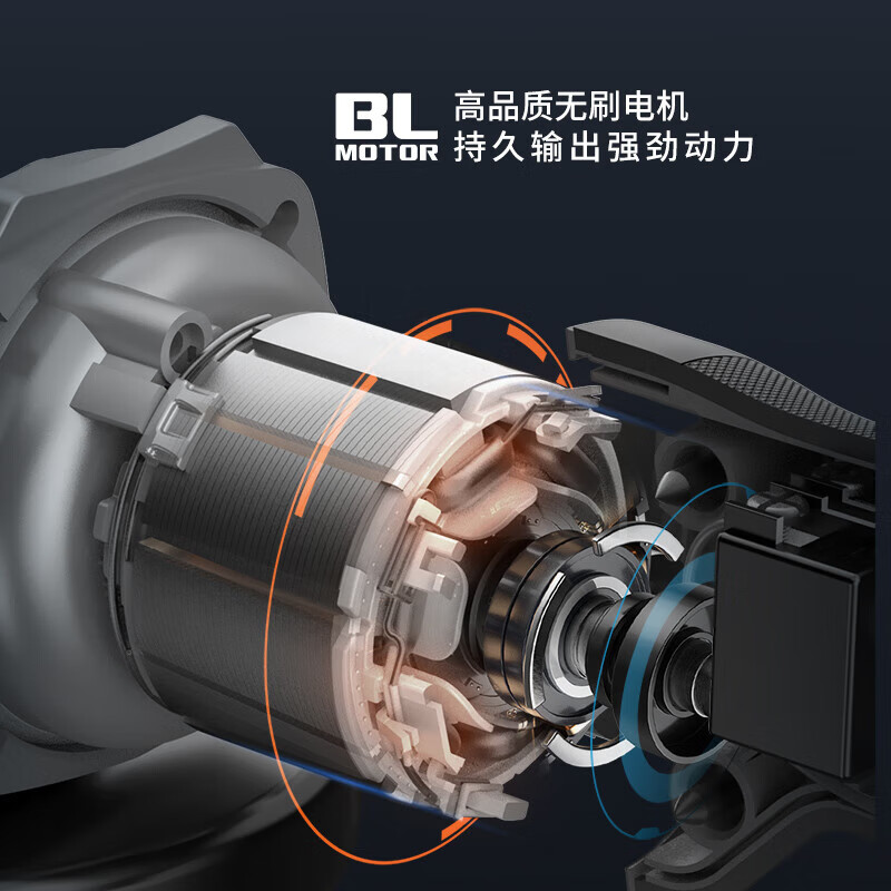 Dayi brushless lithium angle grinder A7Pro56-100 rechargeable grinding and polishing machine cutting machine polishing machine 20 A7Pro56-100 machine head (industrial grade three-speed speed regulation)