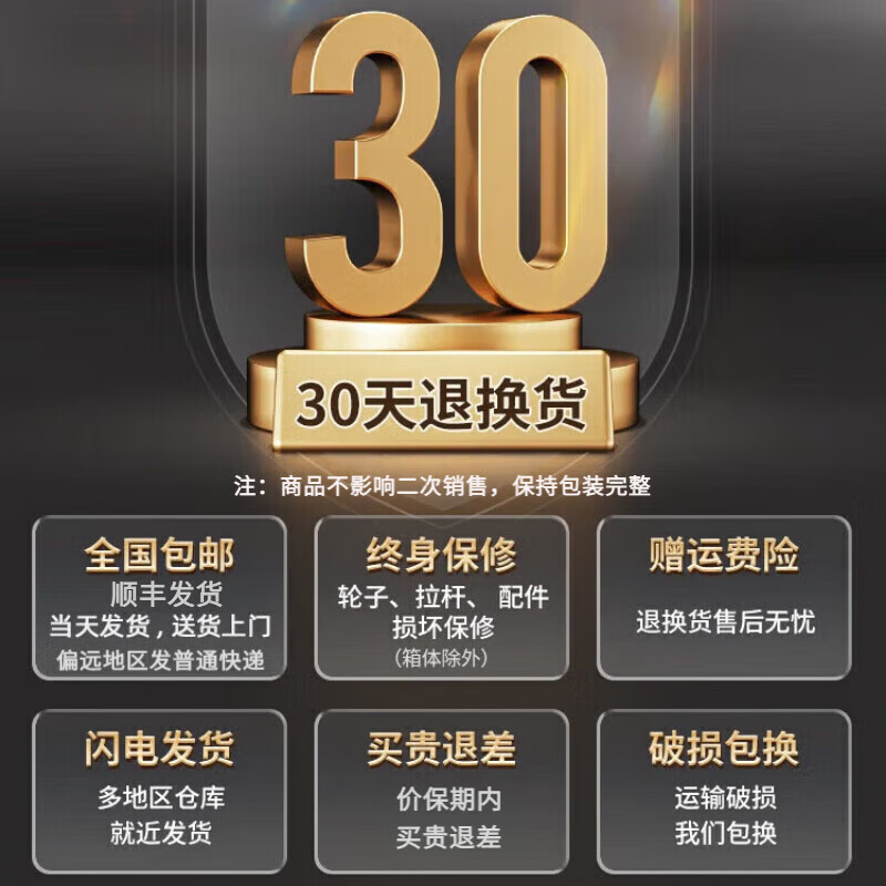 Traveler suitcase, check-in-free, boarding suitcase, extra-large capacity side-opening trolley case, password-protected suitcase, piano gray, side-opening flip-top aluminum frame - can seat 28 inches, checked abroad - 80% of people choose