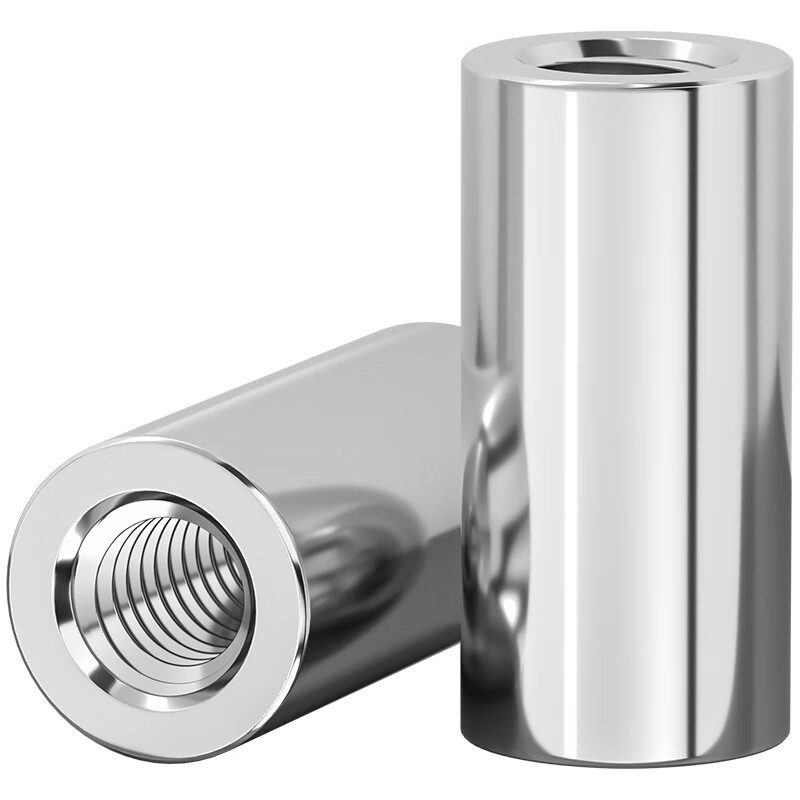 Tianzhuo Hardware 304 stainless steel double-headed internally threaded cylindrical pin with holes at both ends support column connecting rod guide column M4M5M6M8M10 8*20*M5 5 through holes