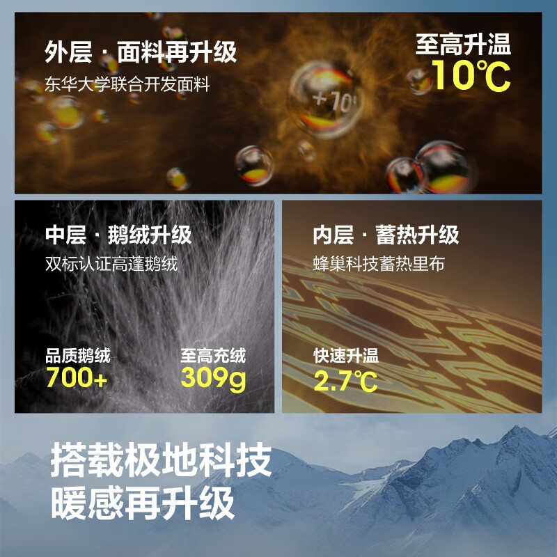 Bosideng 25 Years Winter Extreme Cold Goose Jacket Men's Winter Thickened Hooded Mid-Length Warm Mall Same Style Down