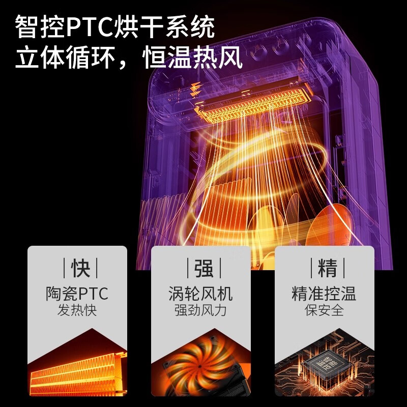 Jingyan chopstick sterilizing and drying all-in-one machine household chopstick cage wall-mounted punch-free chopstick box storage box storage rack plug-in model sterilization + high temperature drying + smart cruise partitioned storage dynamic digital screen + visual pane