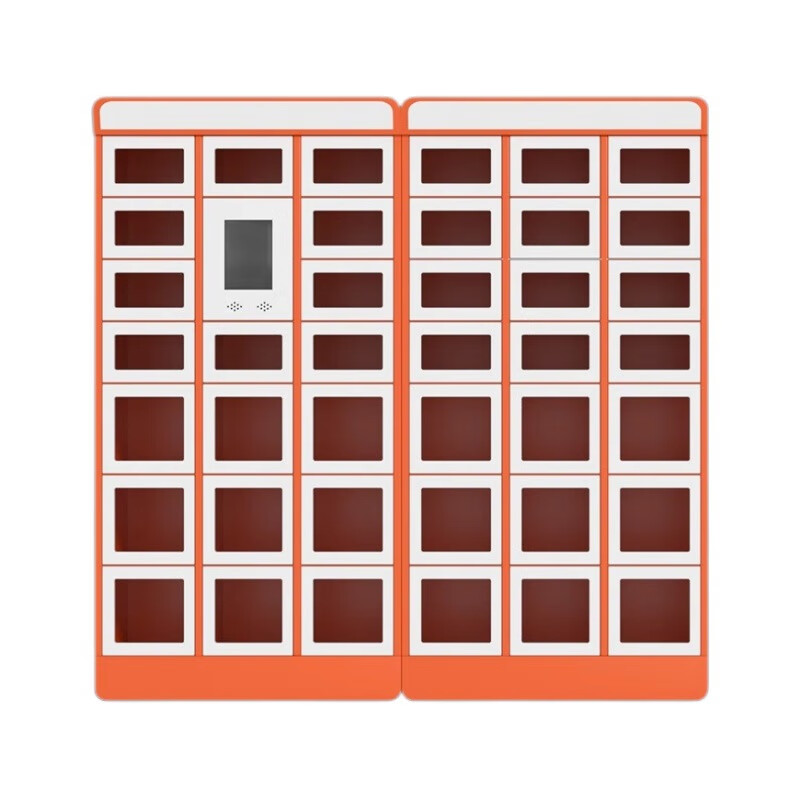 Intelligent dining cabinet, contactless storage, heated and constant temperature take-out cabinet for company school students, customizable, 19 main cabinet doors, normal temperature version, customizable