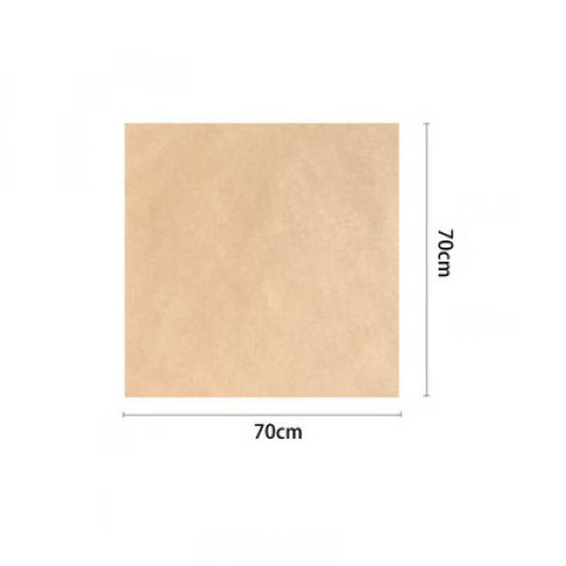 Kaooseen hand-caught seafood disposable table kraft paper thickened waterproof and oil-proof bare-handed restaurant barbecue special table pad paper Polygonatum kraft leather 70*70cm90 sheets 70*70cm90 sheets