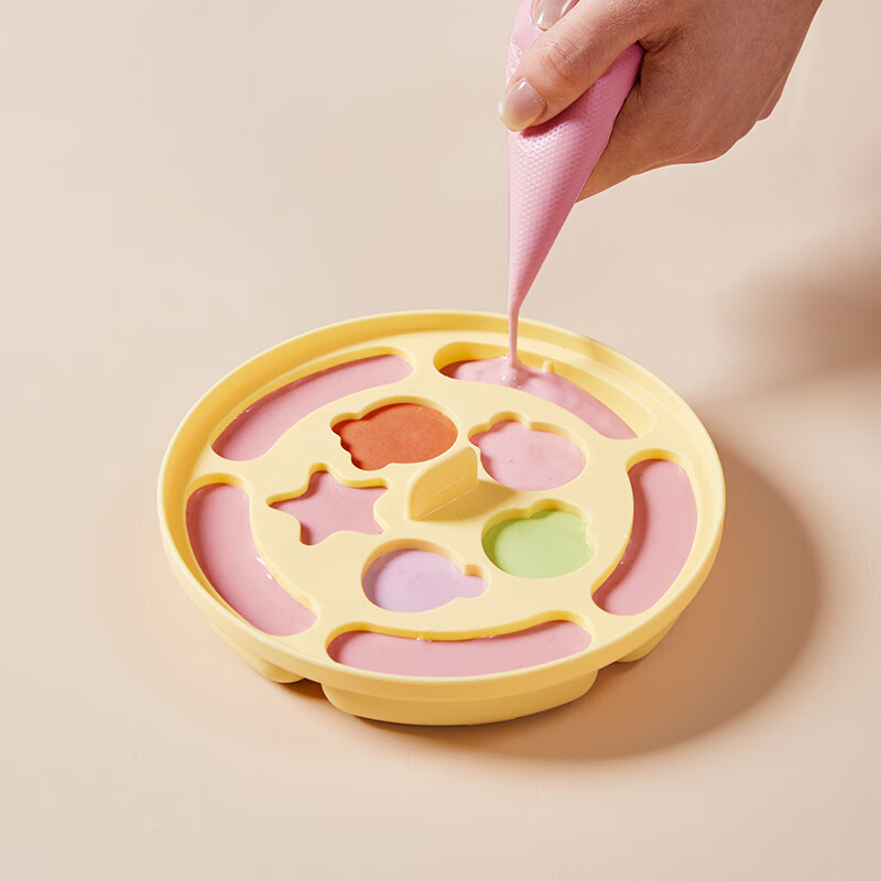 PLODON baby food supplement steamed cake mold, complete set of baby food grade food supplement tools, household DIY steamable and bakeable mold