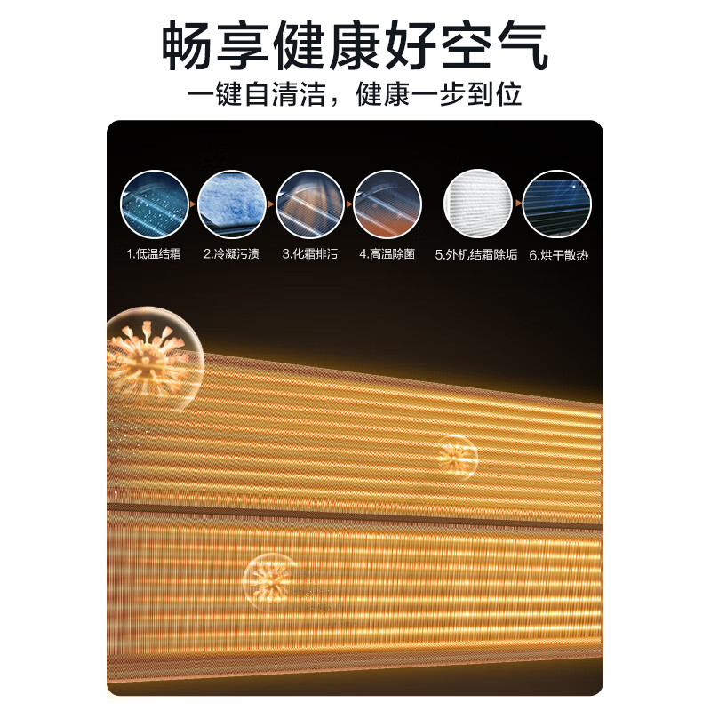 Oaks central air conditioner Qingxiang duct machine one-to-one 3 HP first-class energy efficiency and electricity saving home living room air conditioner GRD75/BPR3QA-QF3 (B1) national subsidy