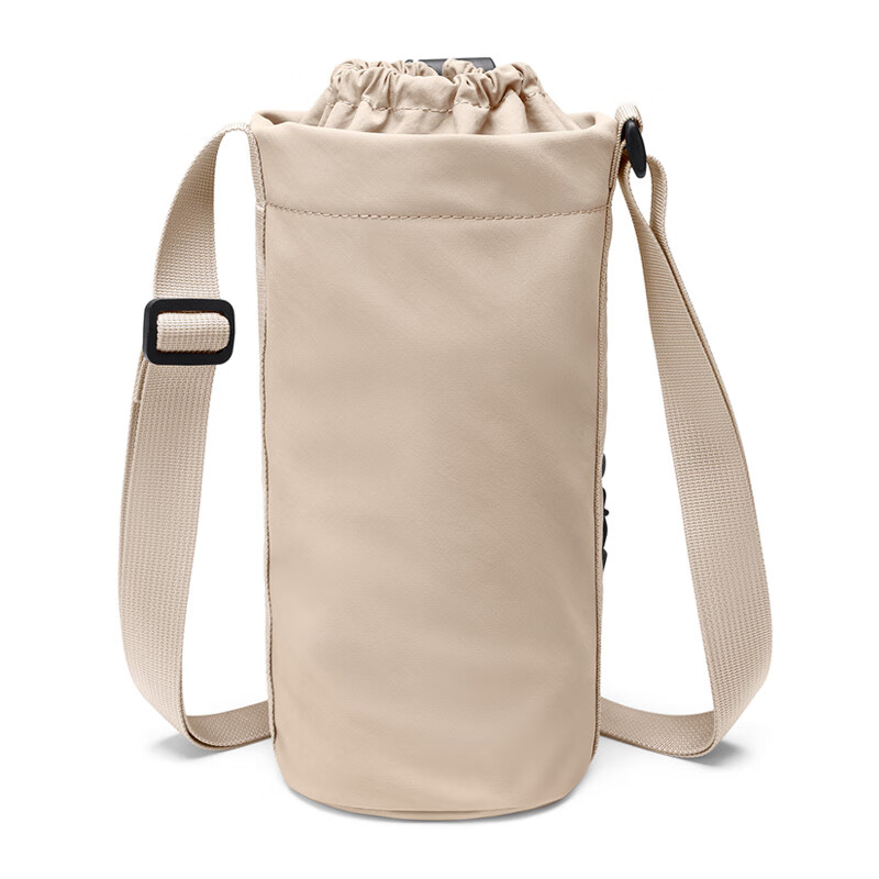 POLO lightweight single shoulder crossbody bag for men and women daily commuting mobile phone bag portable water cup bag cycling sports small shoulder bag apricot color