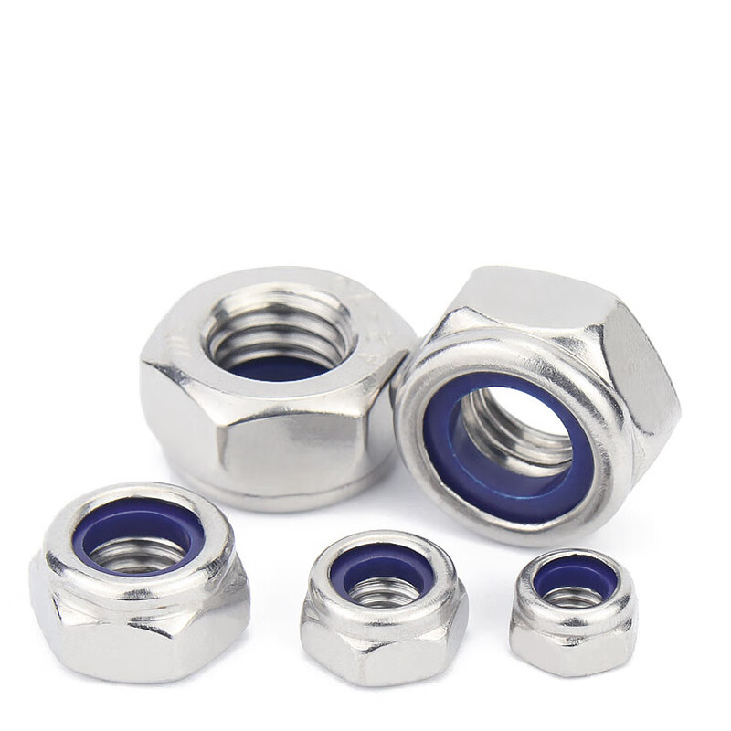 Fengji 304/316 stainless steel nylon thickened/thin lock nut hexagonal anti-slip anti-loosening self-locking screw cap M3M4 Add to favorites and purchase Follow the store Automatic priority delivery