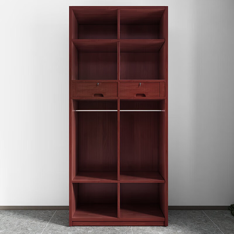 Yuanao solid wood camp equipment wooden soldier cabinet squad housekeeping cabinet dormitory double locker locker 900*500*2000