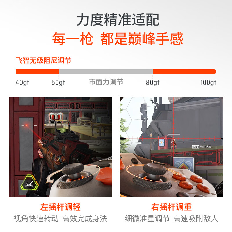 Feizhi Black Warrior 5Pro Dragon Ball Z co-branded game controller, force switching lever trigger, somatosensory PC computer, Steam mobile phone tablet, xbox-like wireless Bluetooth NS TV