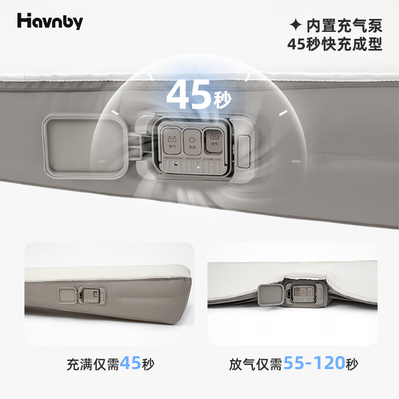 Havnby Anwen white is suitable for Wei brand Blue Mountain car self-inflating mattress self-driving camping single passenger lunch break sleeping artifact