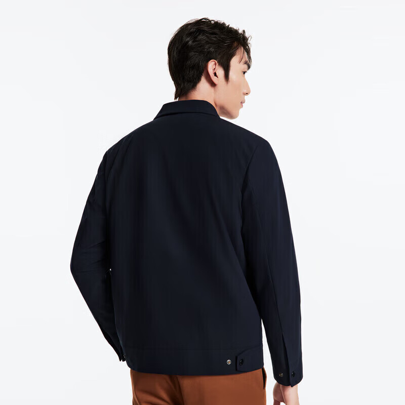 Jiumuwang Men's Jacket Graphene Warm Easy Jacket Autumn and Winter Business Lapel Executive Jacket Coat for Men