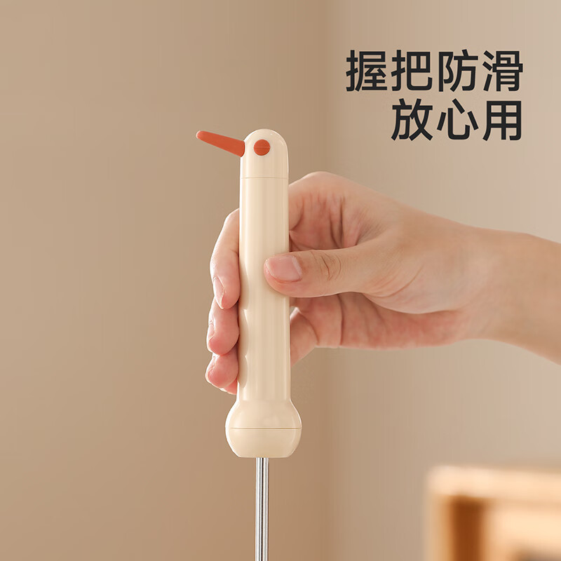 FaSoLa semi-automatic egg beater stainless steel household egg cream manual whisk mixer food grade baking tool semi-automatic bird egg beater