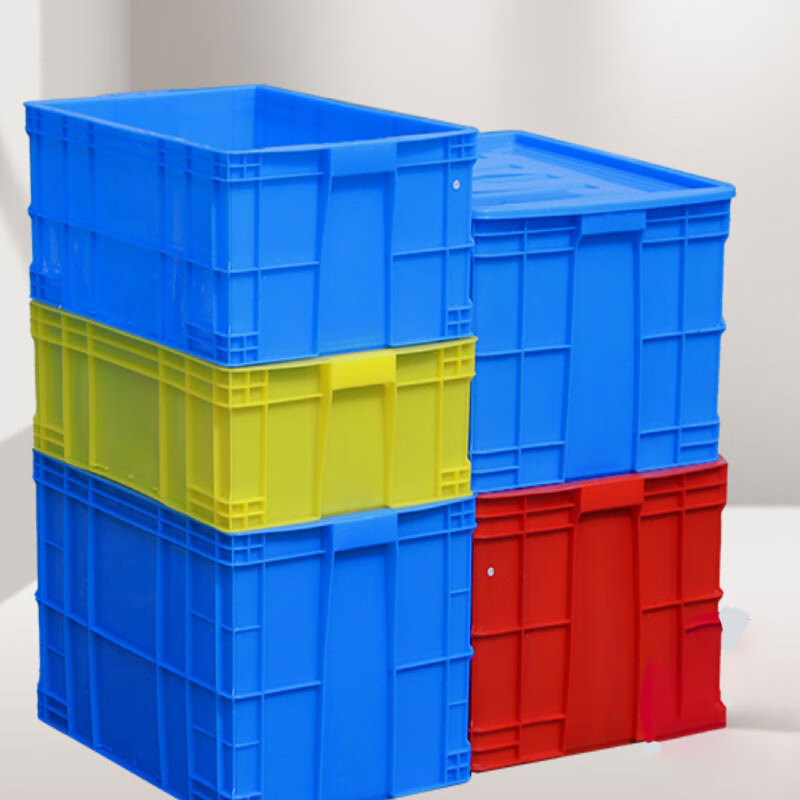 Plastic turnover box rectangular plastic box storage box with lid turtle fish tank large plastic basket organizing plastic box 700-390 boxes 75*56*40cm