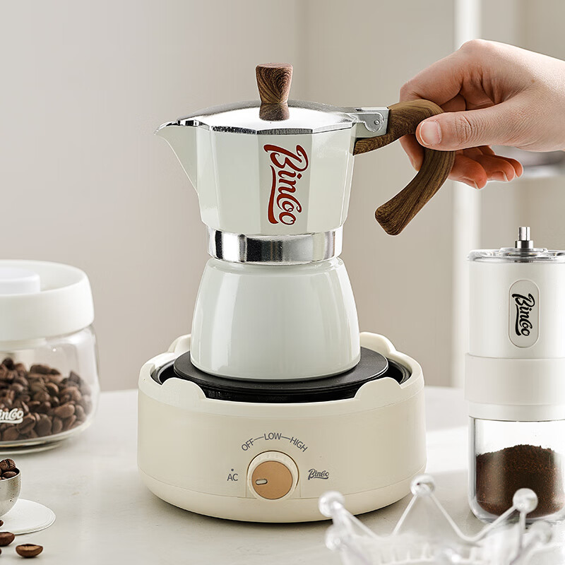 Bincoo Moka pot coffee pot household small electric stove set Italian hand-brewed coffee pot appliances