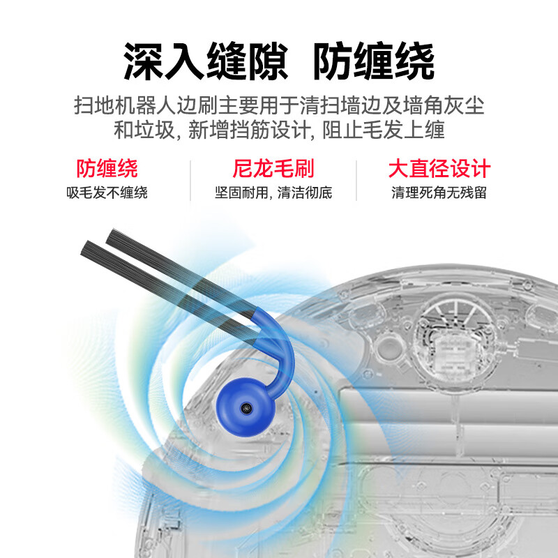 Wanchuang adapts to Ecovacs sweeping robot accessories T80/T80S Pro dust bag roller mop rag cleaning liquid roller brush side brush filter element filter consumables T80S/T80S Pro full surprise package