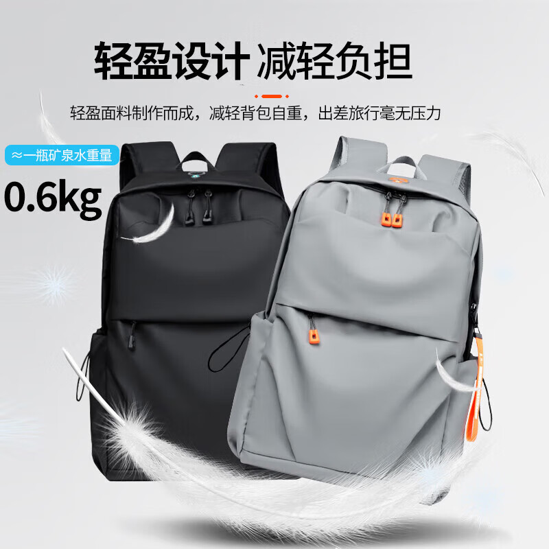 Backpack for men, large capacity, business trip, laptop bag, junior high school, high school student bag