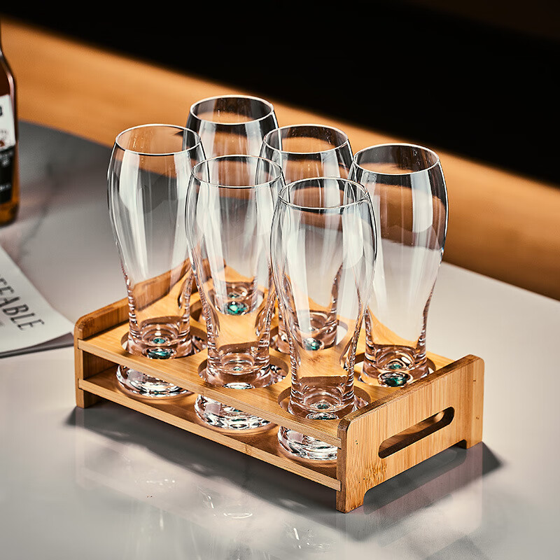 New creative turquoise beer mug large capacity home craft beer mug crystal glass turquoise big belly beer mug 6 pack