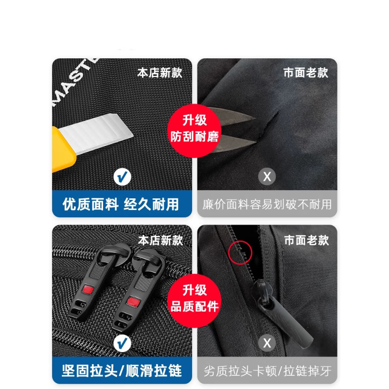 Hakai Bird Backpack Men's Large Capacity Business Travel Bag Computer Backpack Mountaineering Bag Junior High School High School College Student Bag