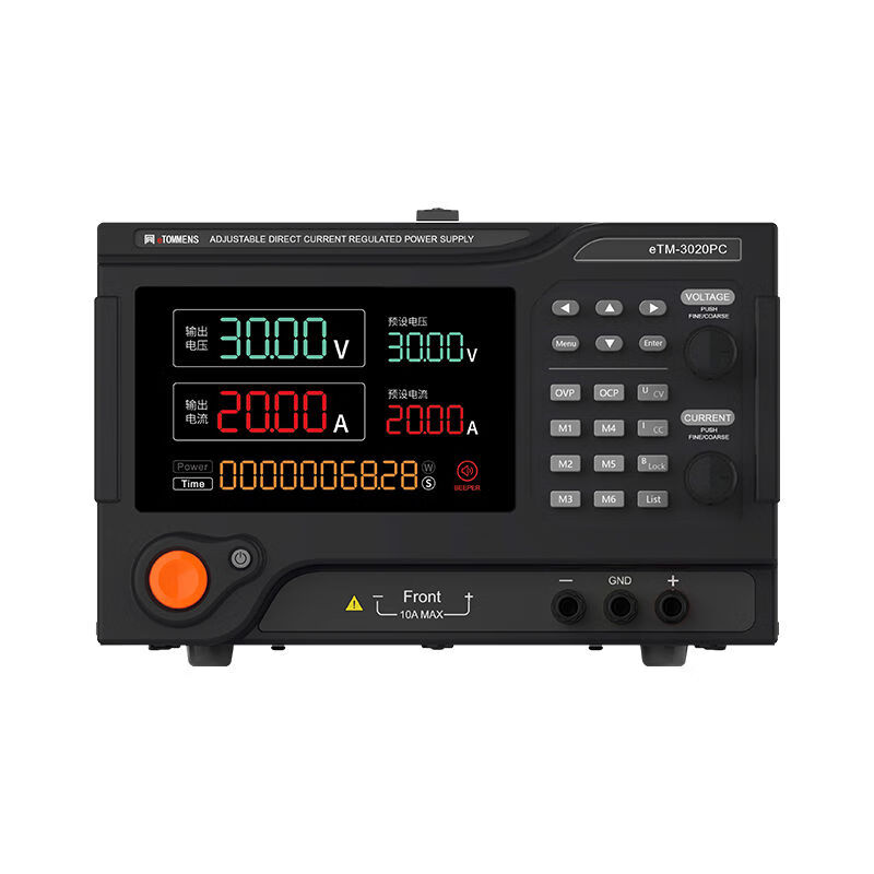 Tongmen high-power adjustable DC regulated power supply 60V150V program-controlled high current charging constant voltage constant current source eTM-30200PC30V200A6000W