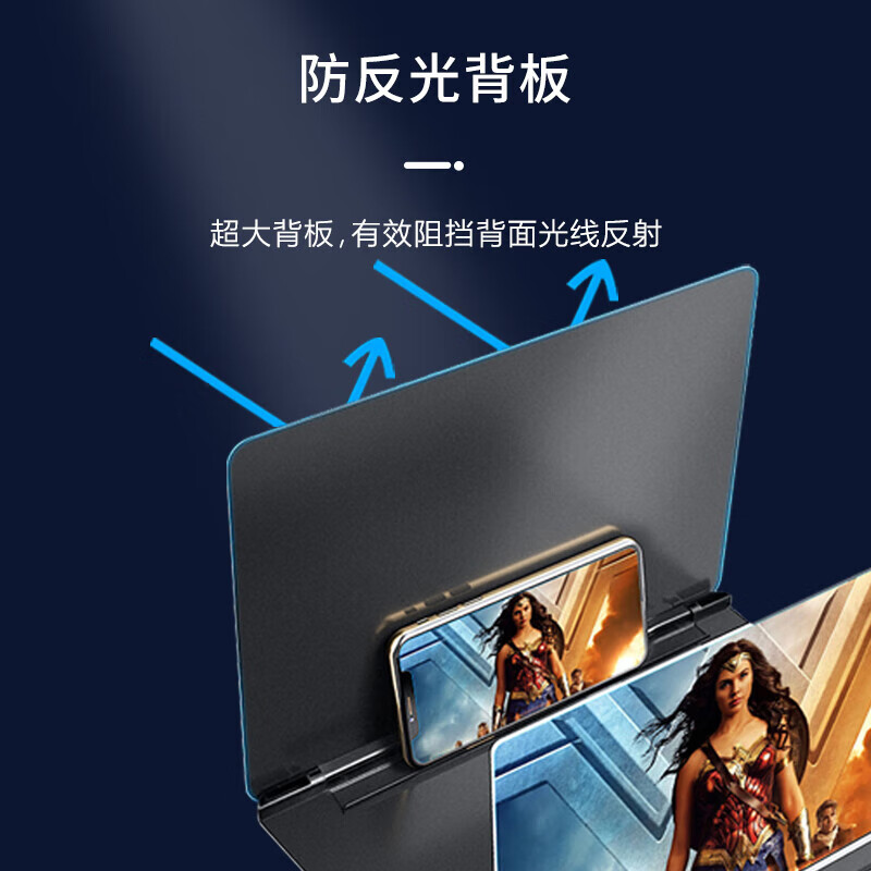 DASKSHA mobile phone screen amplifier display blue light eye protection high-definition ultra-clear horizontal screen special screen bracket