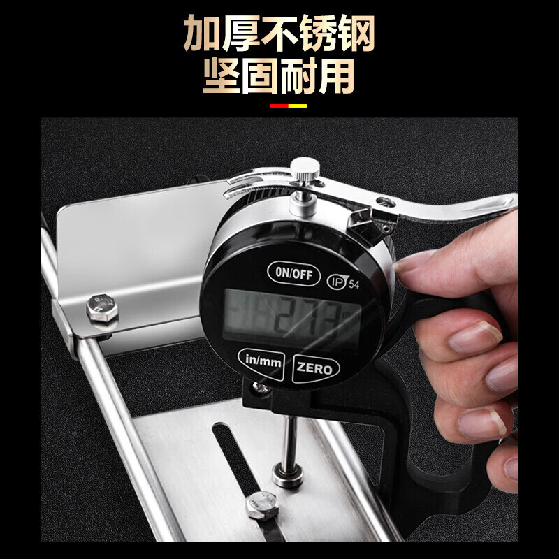 QCSK German sharpening stone bracket household adjustable thickened 304 stainless steel retractable anti-slip sink fixing artifact carbon steel black telescopic sharpening rack