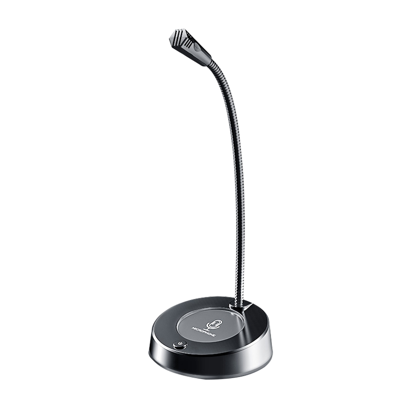 JD Logistics Computer Microphone Wired External Microphone Radio E-Sports Online Class Desktop Laptop Game Voice Recording Desktop Video Conference Live Broadcast 3.5mm Interface 1.5 Meter Cable