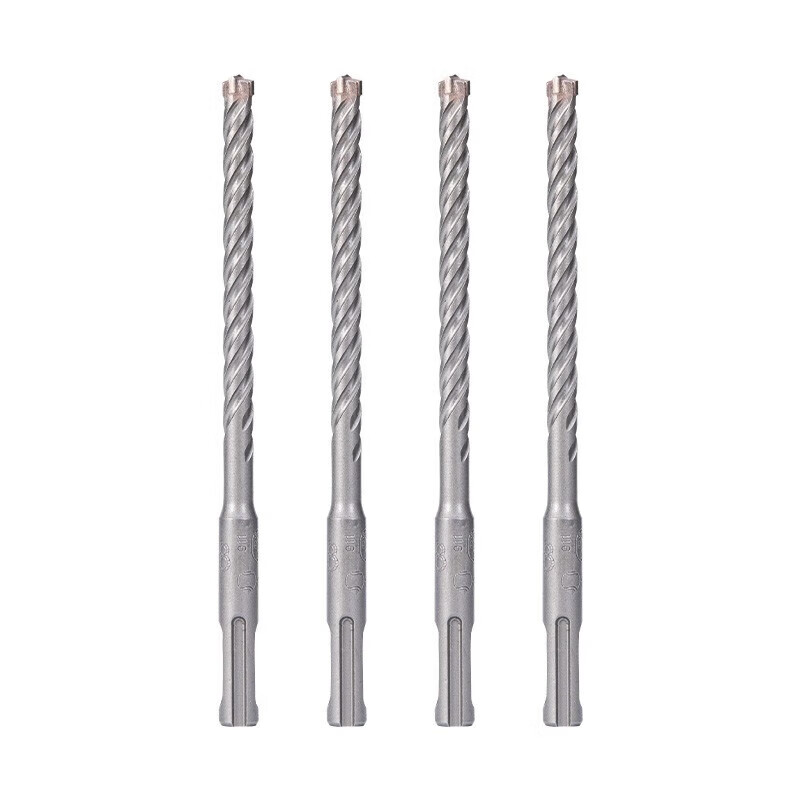 Bosch (BOSCH) four-pit electric hammer 5 series four-edged drill bit round shank impact drill bit can drill reinforced wall concrete wall-through rotor four-pit round shank 4x50x110mm 5 series 4-edged