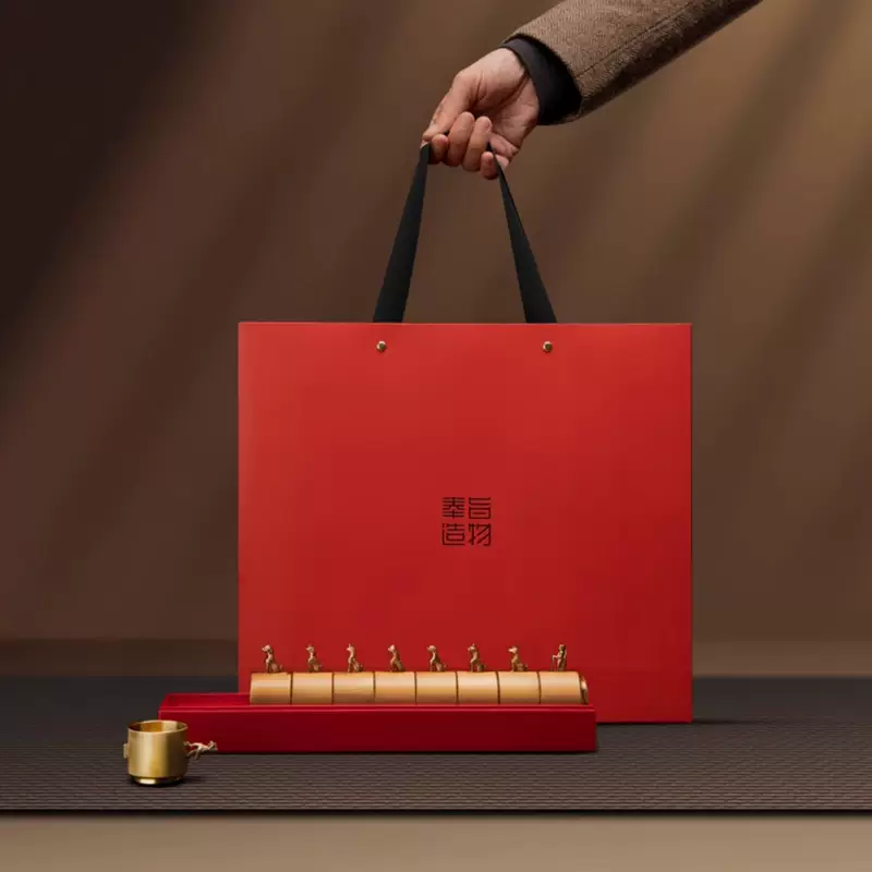 Yusen recalls the cultural creation of the Forbidden City, Japanese and Japanese ridge beast brass white wine glasses and wineware set, high-end gift box, Father’s Day gift, and Japanese bottles