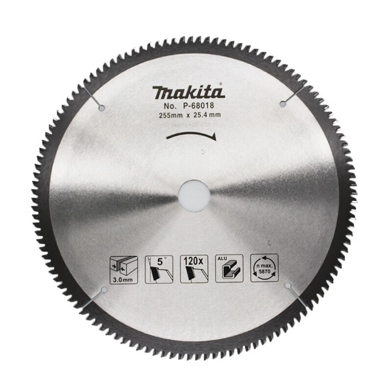 Wen Yijia cutting aluminum alloy saw blade 10-inch aluminum saw blade aluminum alloy cutting blade saw aluminum machine saw blade 255mm A-81614 aluminum 255*25 points 4*100T