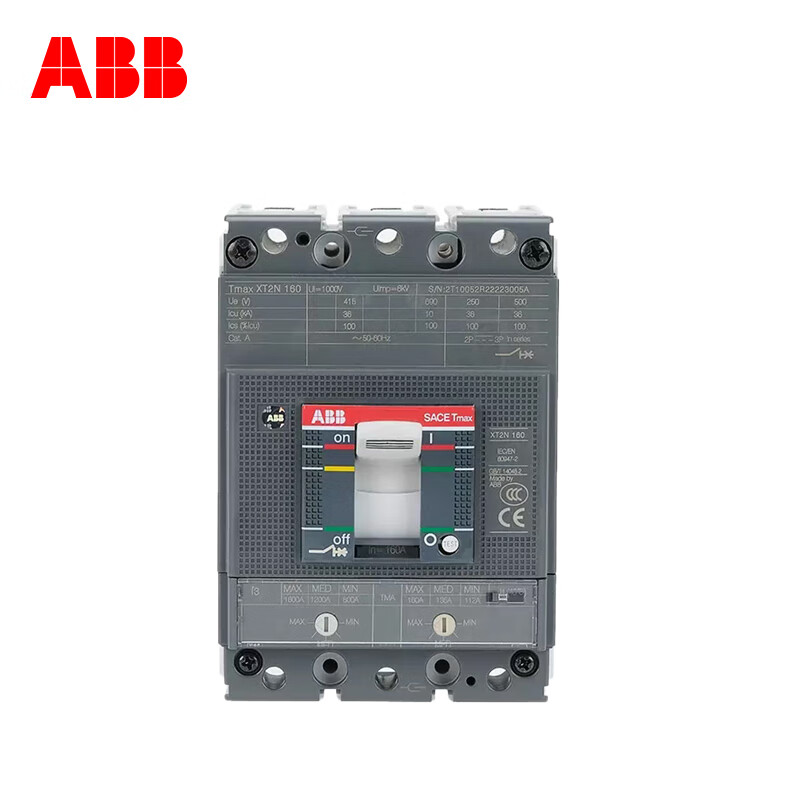 ABB molded case circuit breaker Tmax XT1N160AXT3N250ATMD100A circuit breaker 4P 80A XT1C160 4P
