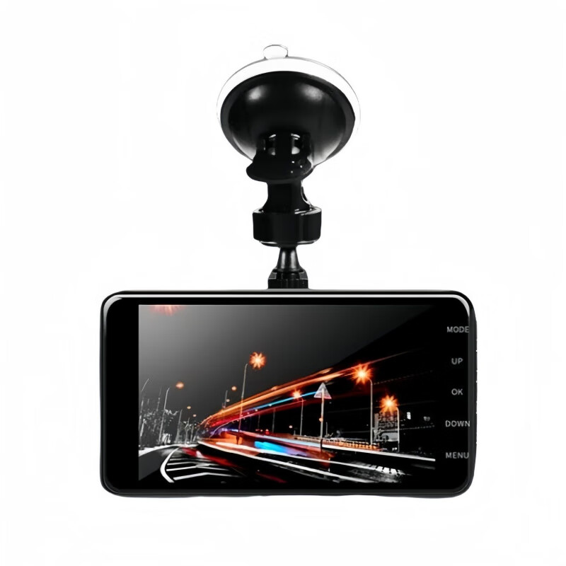 Driving recorder 2024 new high-definition 4K night vision front and rear dual recording reversing image installation-free all-in-one machine 20231600P ultra-clear version front recording 2025 no card need to bring your own card