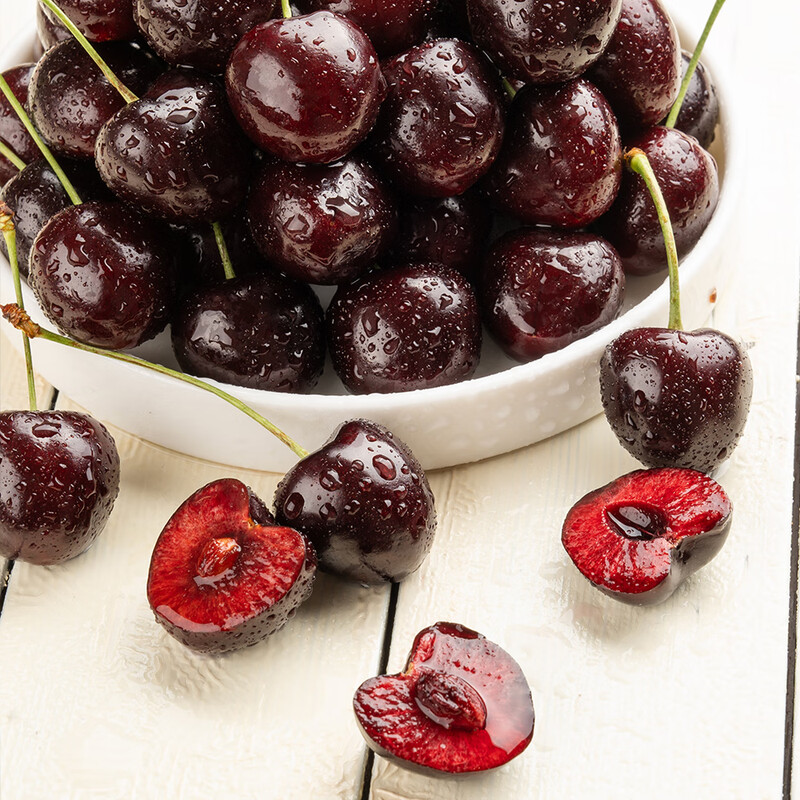 Goodfarmer Chilean cherries 2J grade 5kg gift box, fruit diameter about 28-30mm, straight from the source of the fruit