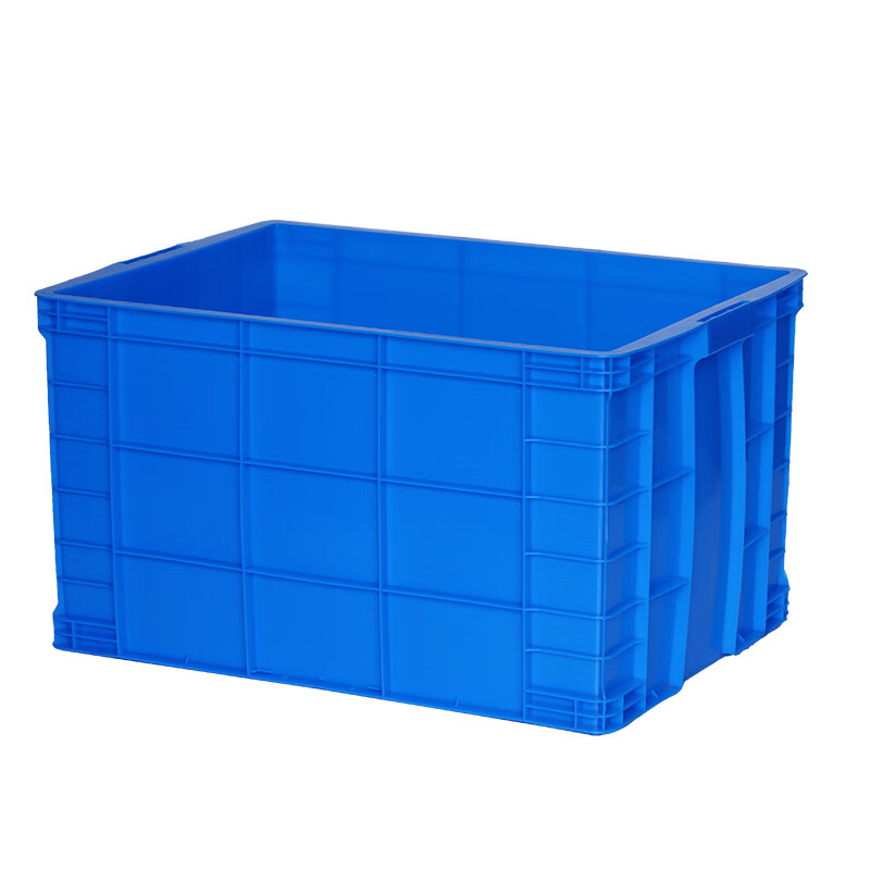 Plastic turnover box basket rectangular thickened with lid large turtle tank storage storage box logistics plastic frame plastic box 500-180 boxes 560*410*190mm