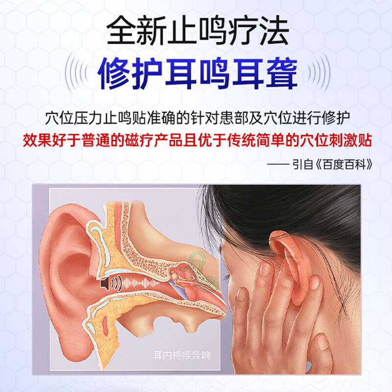 Miyatake Pharmaceutical International Japan Tinnitus Patch Buzzing Cicada Sound Deafness Tinnitus Nervous Ears Special Plaster Patch for Sound Otitis Media