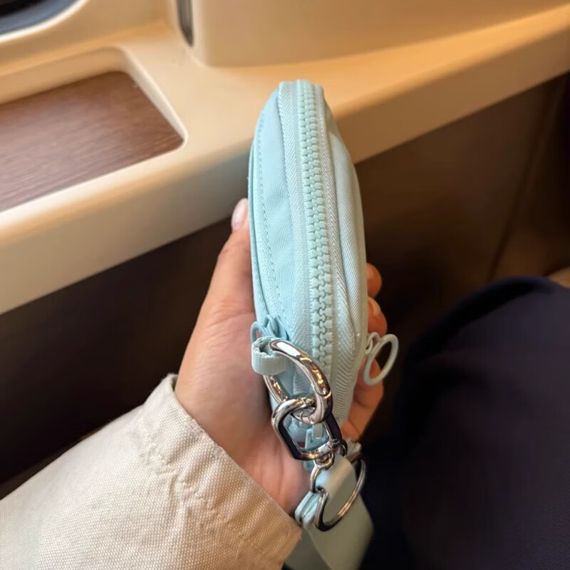 Card bag document storage bag women's portable coin purse card holder driver's license new wallet all-in-one portable large capacity ice blue waterproof material high quality