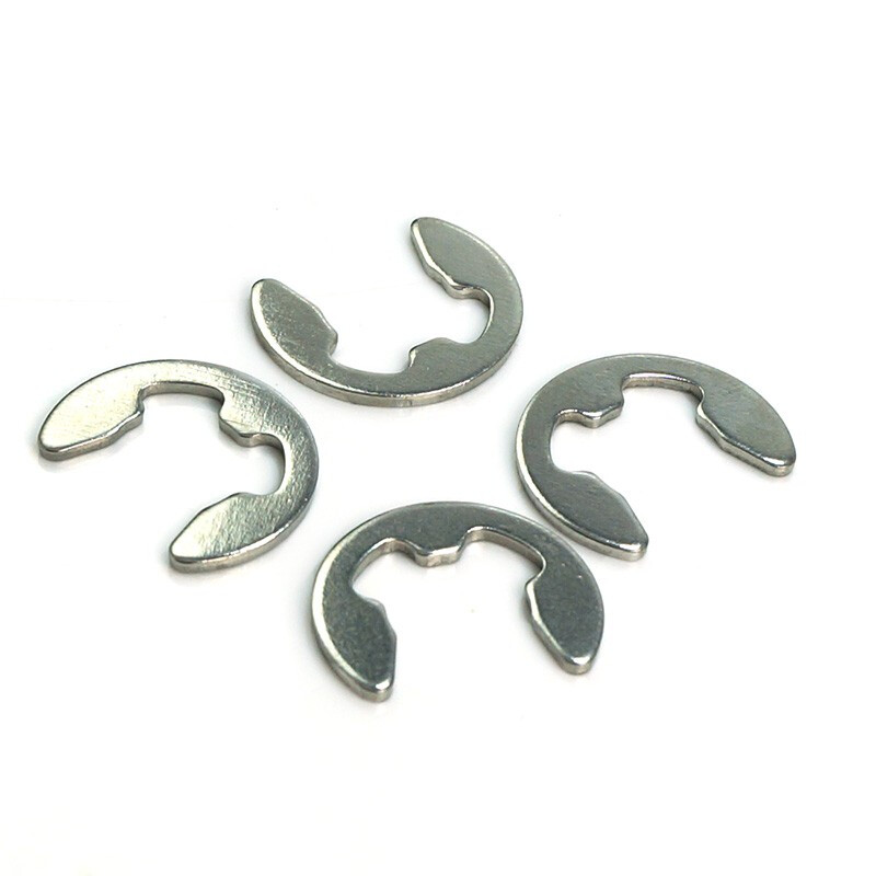 Lu Huichang 304 stainless steel shaft retaining ring C-type black elastic snap ring boxed external circlip spring shaft snap hole E-type card set plastic box set fifteen grids (black external card)