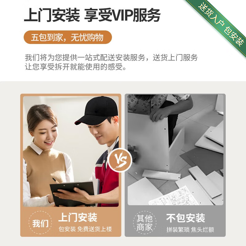 Winter wood solid wood dresser and cupboard integrated bedroom simple modern master bedroom dresser desk bedside table bedside vanity table 6 cupboard table-walnut color