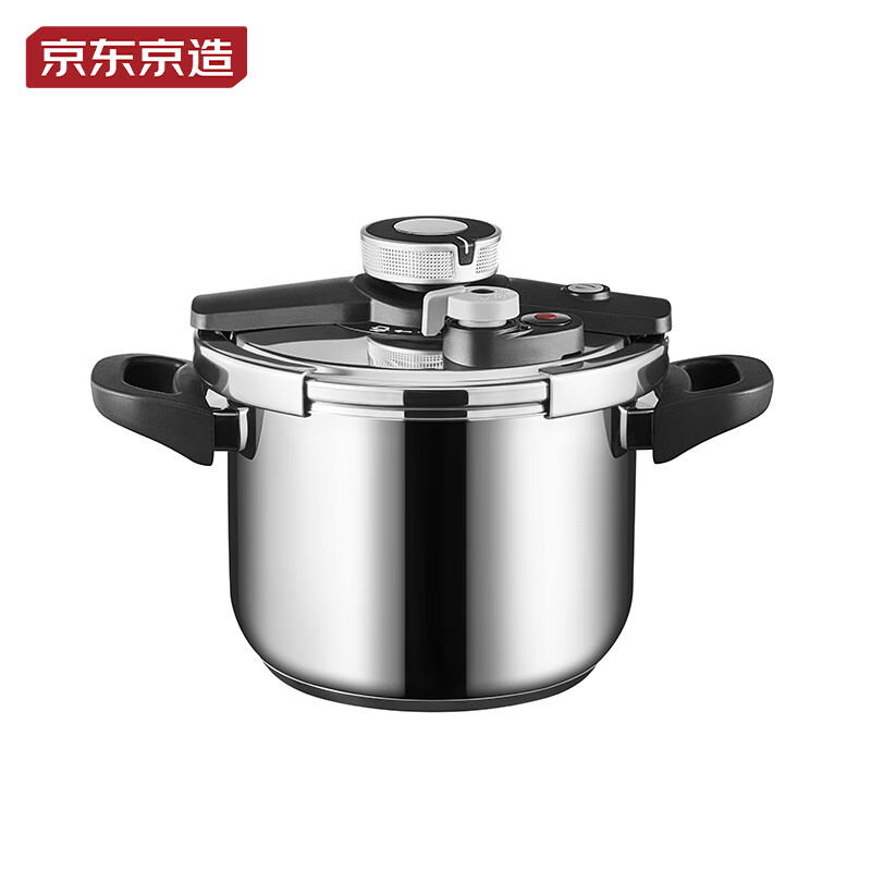 Made in Tokyo, pressure cooker pressure cooker double gear household 304 stainless steel explosion-proof 6L large capacity stove universal 22cm
