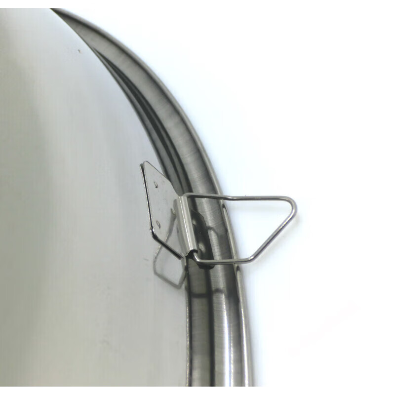 Chopsticks Chuang wok lid stainless steel household lid round size pot lid tripod lid iron pot lid wok lid with hanging ring outer diameter 31.5X height 7.8