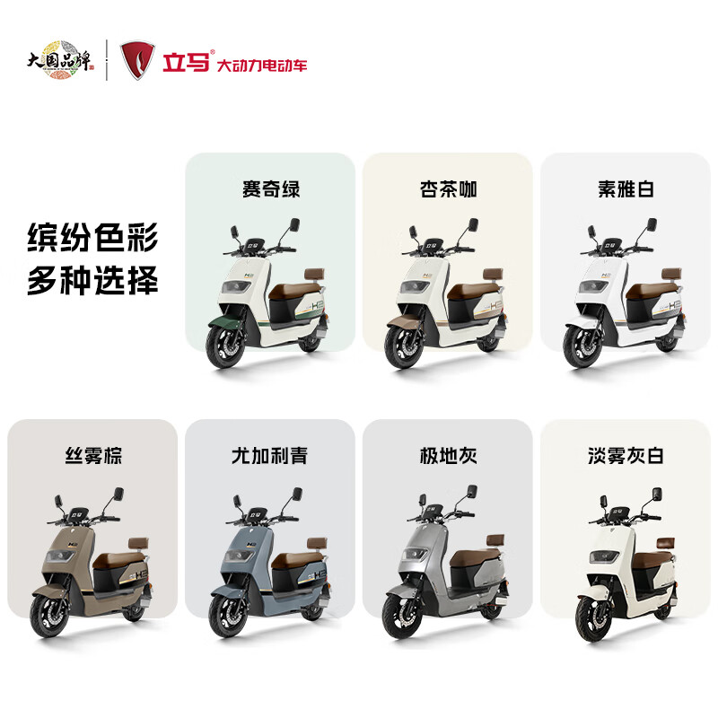 Lima Electric Motorcycle CCTV Major Brand H2 High Speed Range 50KM 1200W Motor 60V20Ah Lead Acid Battery Electric Vehicle Light Fog Gray White