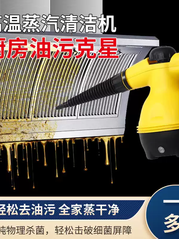 TKHE high temperature and high pressure handheld steam cleaner kitchen fume cleaning machine multi-functional steam sterilizer British standard machine plus 9-piece set