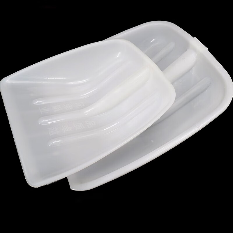 Bingyu plastic shovel snow shovel pusher snow shovel large white length 460*width 420mm with handle