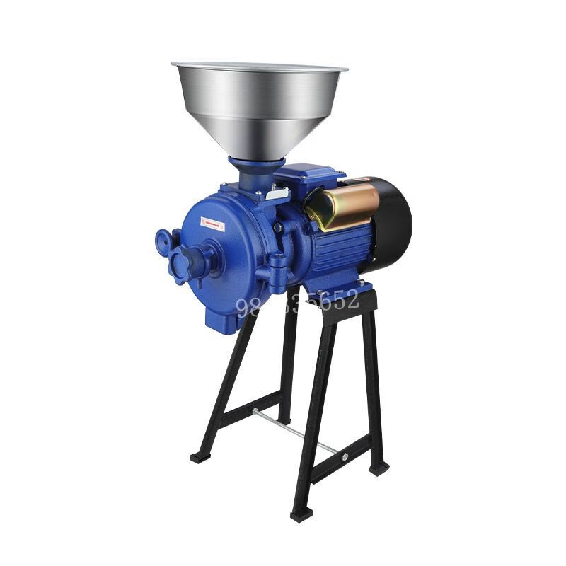 Pick-up cat corn crushing household 220v dry and wet grinding feed small universal grain ultra-fine mill brand new dry and wet dual-use + cast iron model + spree