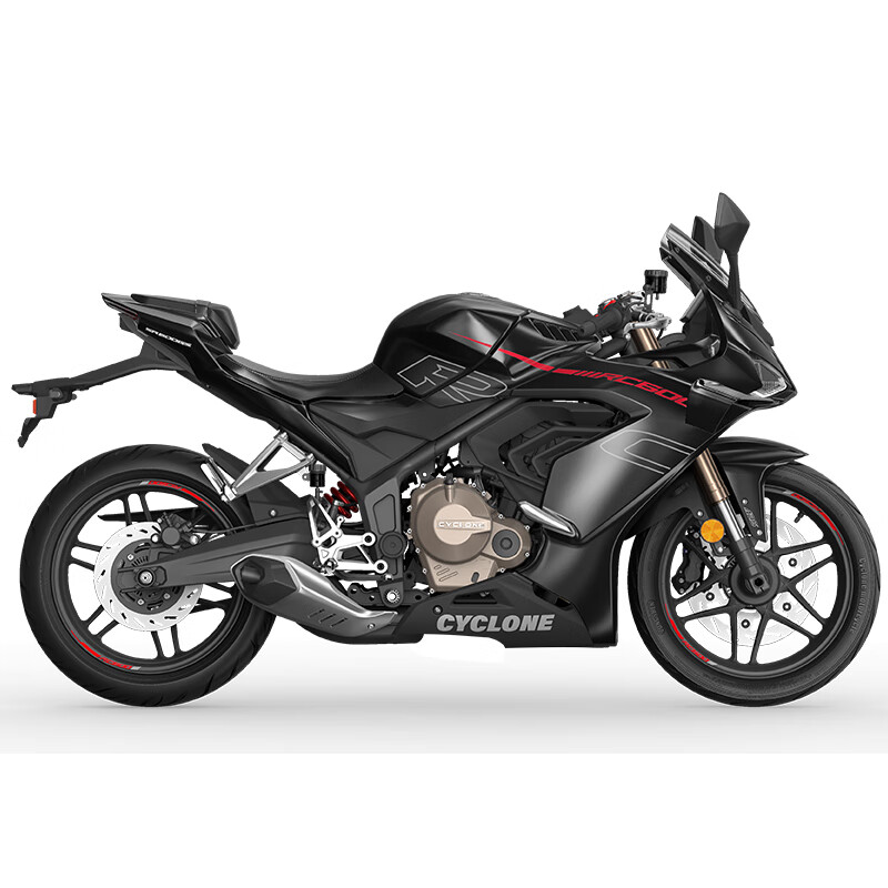 Zongshen Seikelong RC600 large displacement imitation racing fuel motorcycle intelligent water-cooled passionate sports car universe black sports version