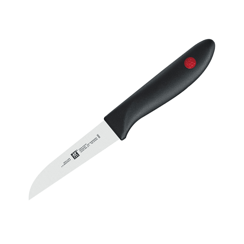 Zwilling (ZWILLING) German Point red dot series tomato knife, juicy fruit knife, vegetable and fruit knife, compact, portable knife that can be used for picnics, red dot vegetable and fruit knife with simple packaging