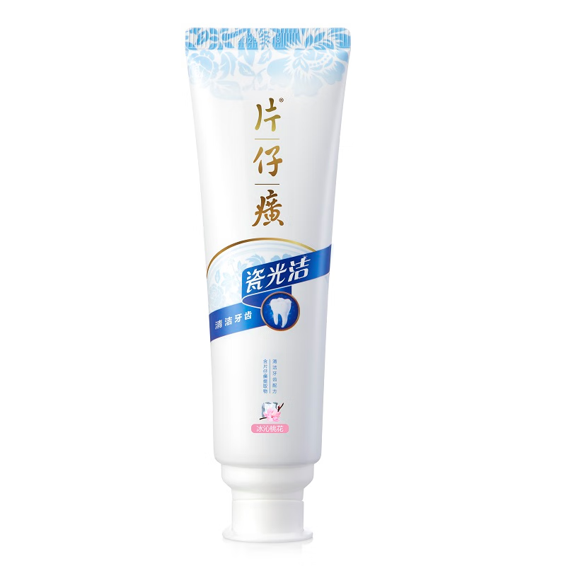 Pien Tze Huang Toothpaste Porcelain Polishing Toothpaste Fresh Breath Teeth Shine Cleansing Removes Tooth Stains Smoke Stains Bingqin Peach Blossom 105g