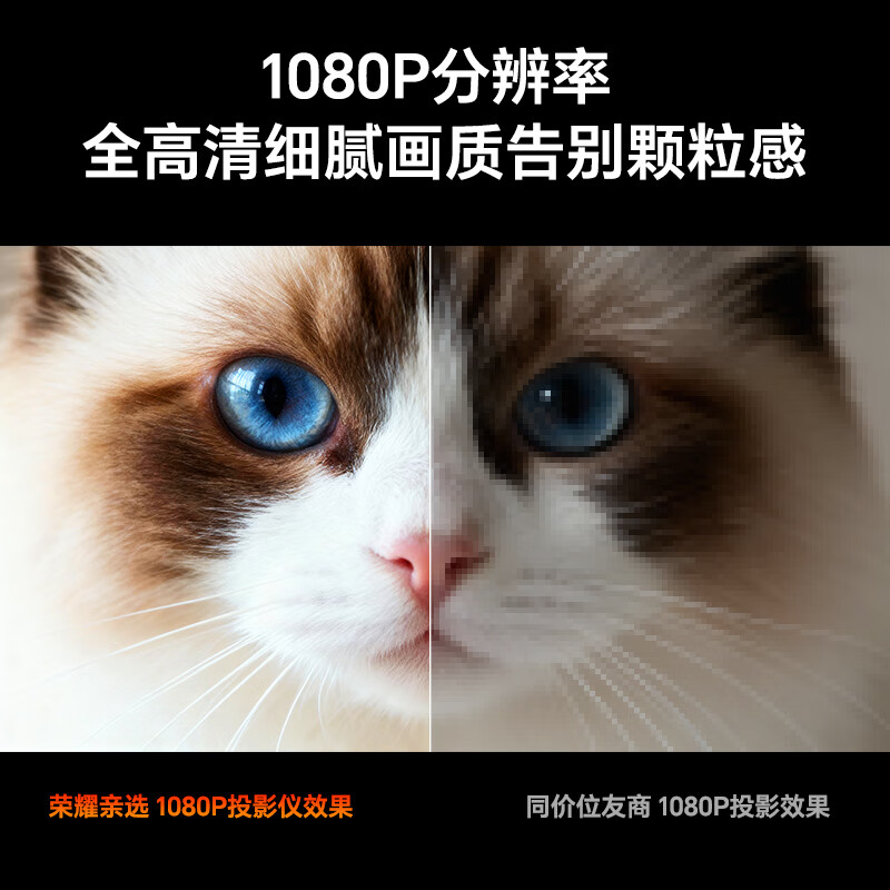 Honor Personally Selected AI Projector Air Monet Purple Projector Home Smart Home Theater AI Air Remote Control 1080P Resolution